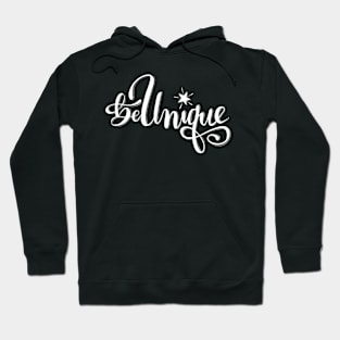 Hand Lettered Be Unique with Star Hoodie